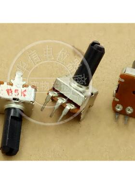正弦变频器电位器 国产12方型立式单联电位器B5K 轴15MMF 5K