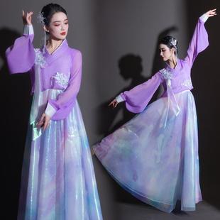 高档北韩服装鲜族服改良韩服女成人传装统韩古大民长今族国舞蹈演