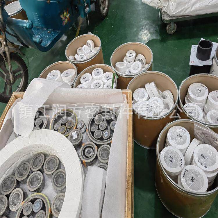供应=四氟缠绕垫片基本型不锈钢金属石墨缠绕垫片法兰密封垫