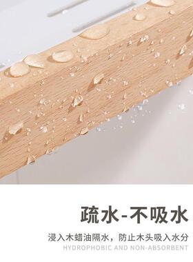 卫生纸免卫生间实木物架厕盒纸巾纸巾纸盒置打孔纸抽厕所洗手间架