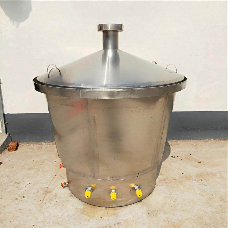 不锈钢白酒发酵酿酒设备固态烤酒蒸馏锅 大型电气两用锅定煮酒制