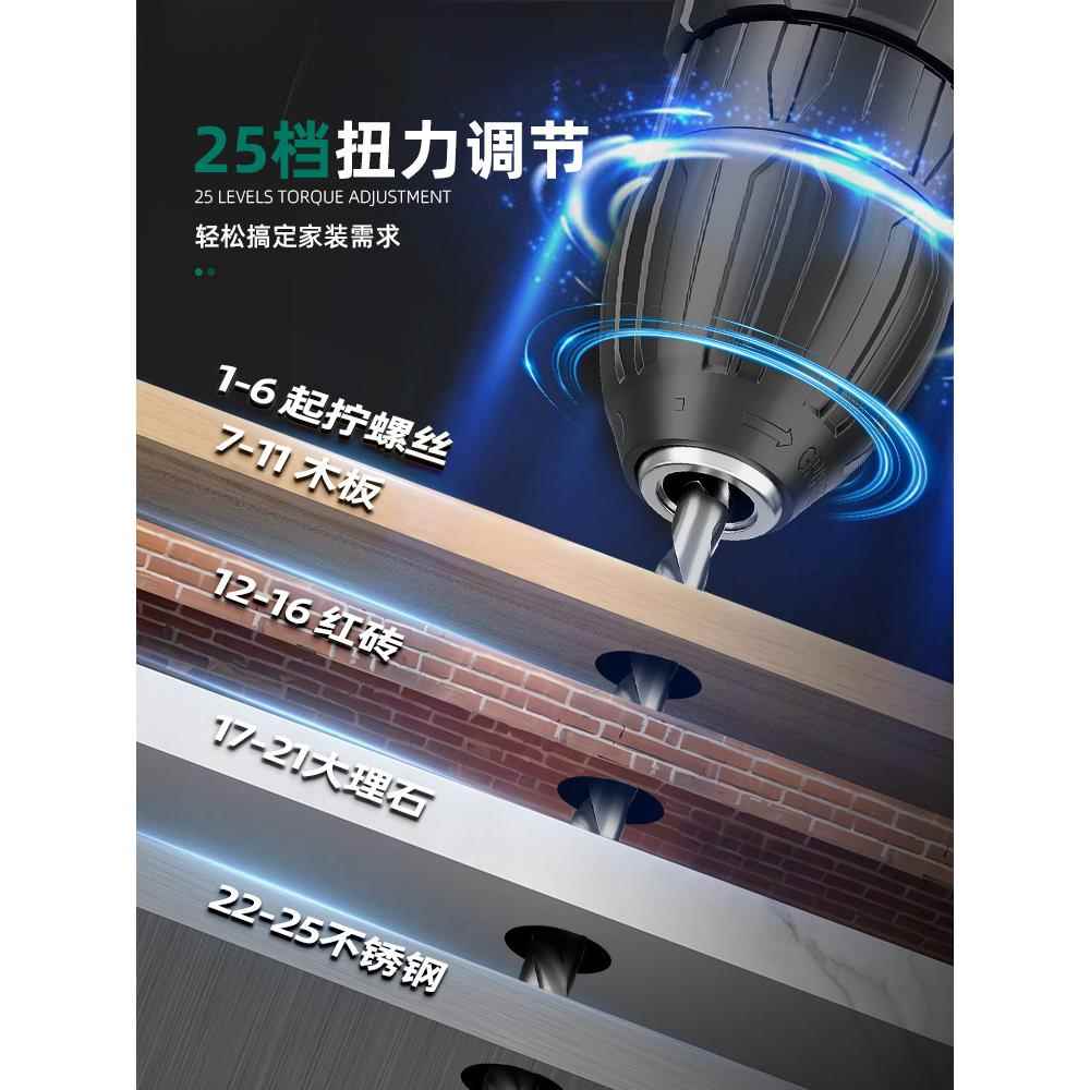五金工修具套木装家用工具箱维全套能多43功家庭电工工电钻大全