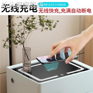 床 柜 松从凝智能保 头 险箱 保险隐形一体家用型小现代 简约卧室实木密码