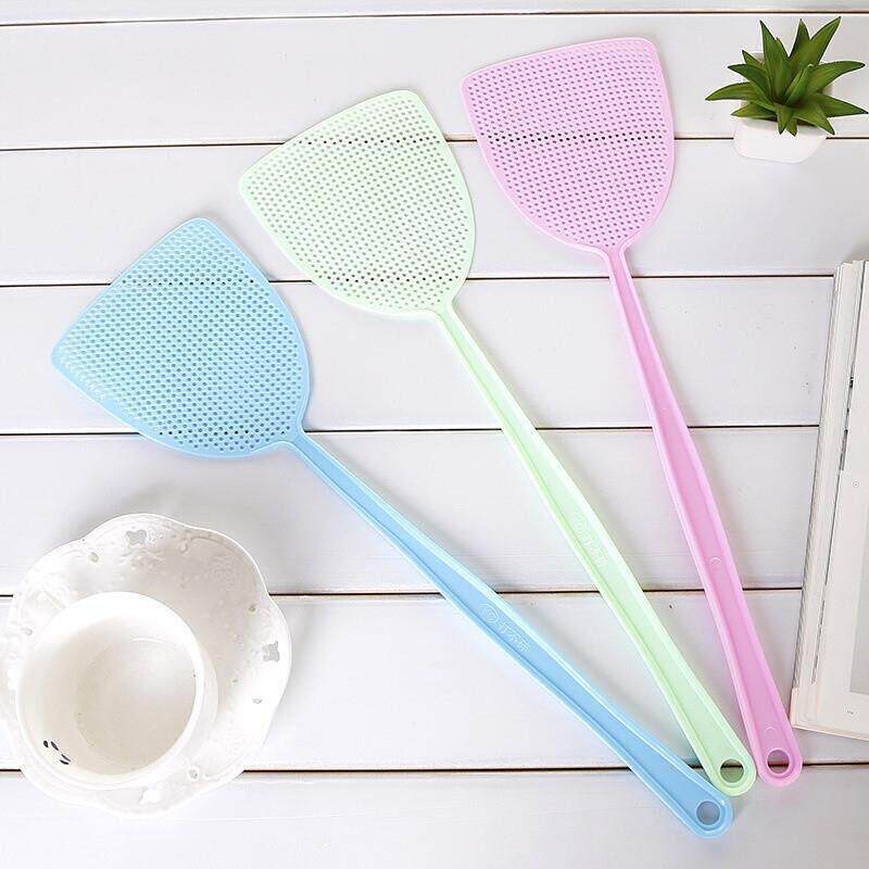 Summer plastic fly swatter mosquito swatter mesh long handle - 实物图