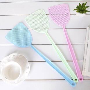Summer plastic fly swatter mosquito swatter mesh long handle