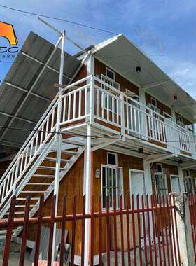 工地钢房宿舍简集装板GCC-415箱住人箱房移动活动板房组装彩预制