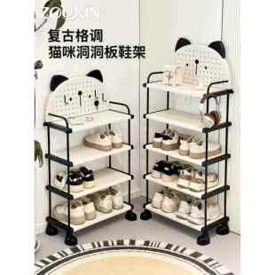 鞋架家用室内可爱鞋子收纳架宿舍入户门口鞋架子小型多层简易鞋柜