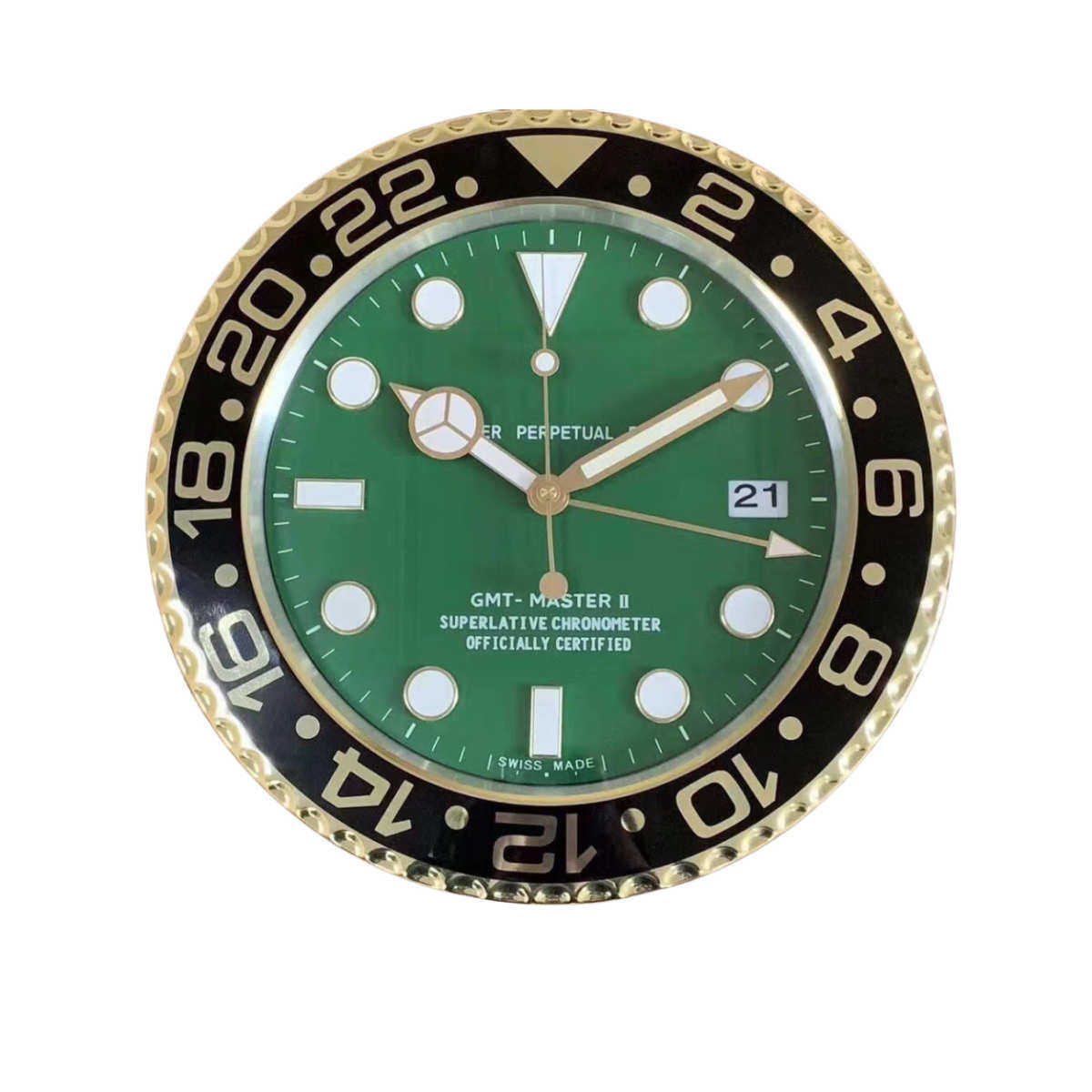 Hot sale 14inch top grade wholesale wall watch clock劳力挂钟