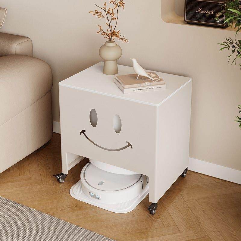 扫地机遮上方置基物无品牌/架带轮子扫地机器人站挡柜隐藏收纳沙