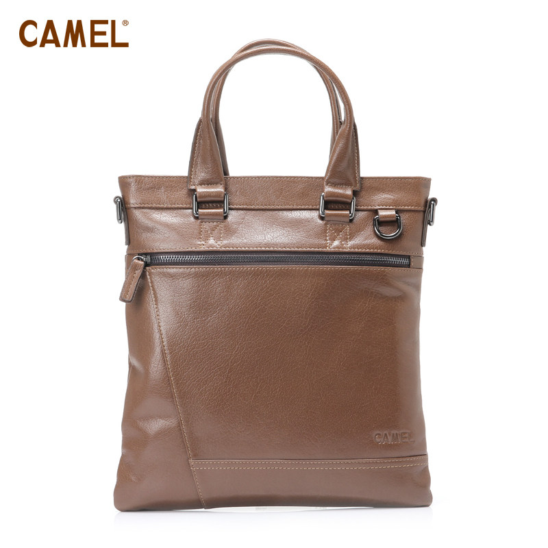 【非卖品】camel骆驼 牛皮 斜跨包 男包 时尚潮流手提包 单