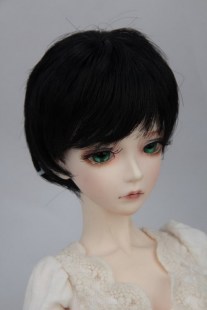 菲贝尔 bjd娃娃假发 sd男娃 女娃短发 微卷假发 1/3 1/4 1/6现货