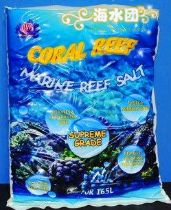 海水素 海鱼用盐 珊瑚礁 特级速溶珊瑚盐3kg/袋 6kg 24kg/箱 海盐