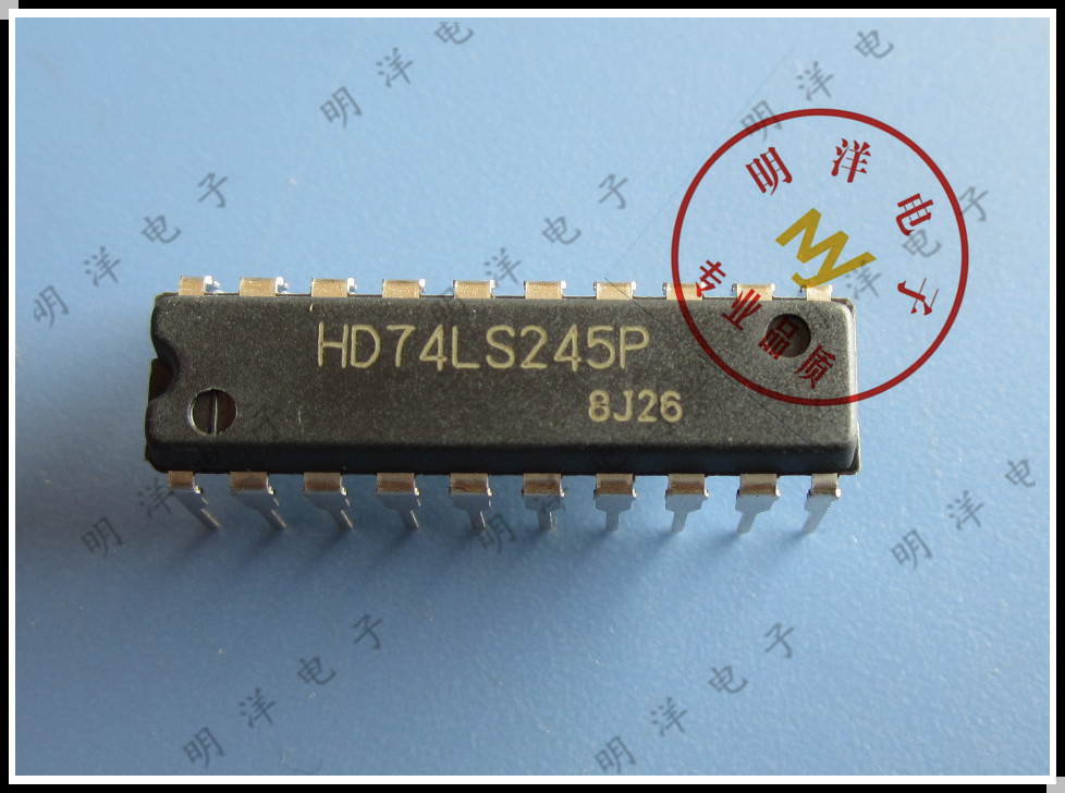 直插 74LS245  八双向总线收发器