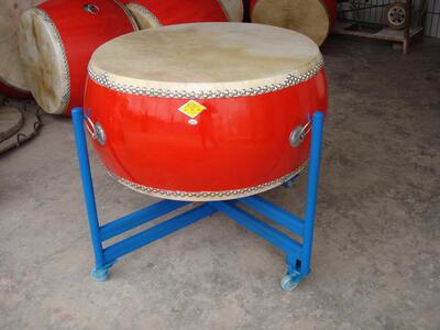 24寸扁鼓龙鼓 盘鼓 堂鼓 鼓厂 大鼓 80CM战鼓 龙狮鼓 龙鼓 牛皮鼓