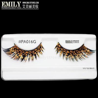 四色豹纹约会假睫毛日本