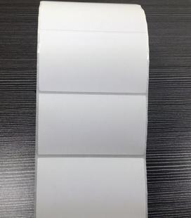 特惠铜版 纸75X55定做 纸不干胶标签纸76x56打印贴纸G500U条码