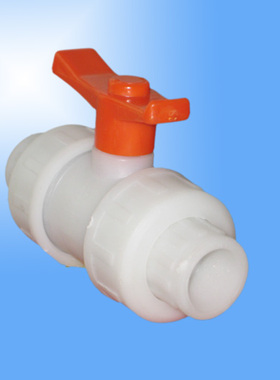 玻璃纤维增强聚丙烯球阀 GRPP FRPP UPVC 塑料 承插式 阀门 DN25