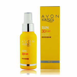 专柜正品 雅芳艳阳防晒喷雾SPF30+90毫升 清爽修护 全身适用