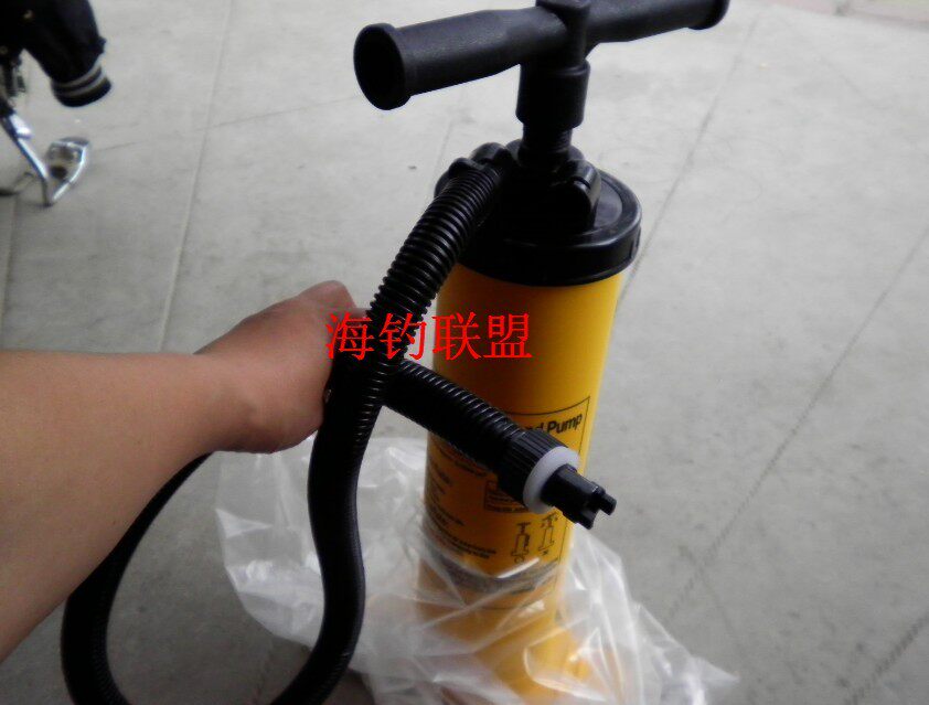 冲锋舟 橡皮艇 皮筏子 船用手拉打气泵