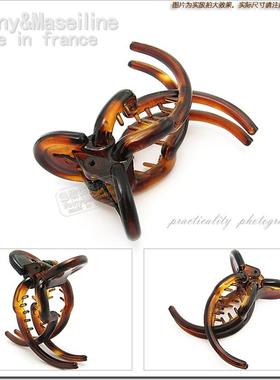 法国韦妮weiny古典简洁风格镂空立体中小款发抓/抓夹D1573◆2色选