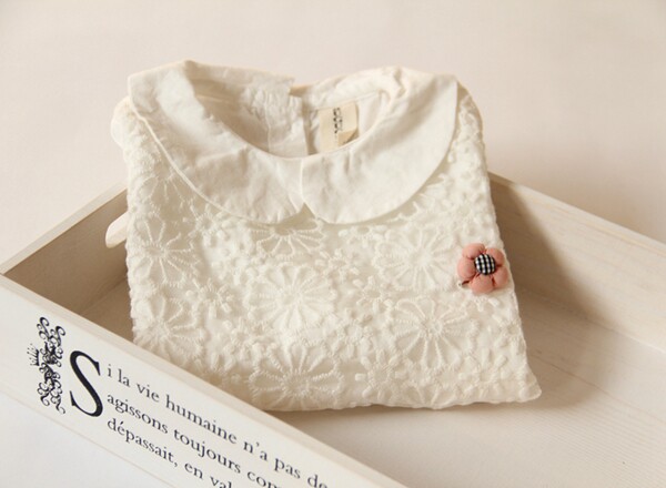 Chemise fille à manche longue - Ref 2087393 Image 1