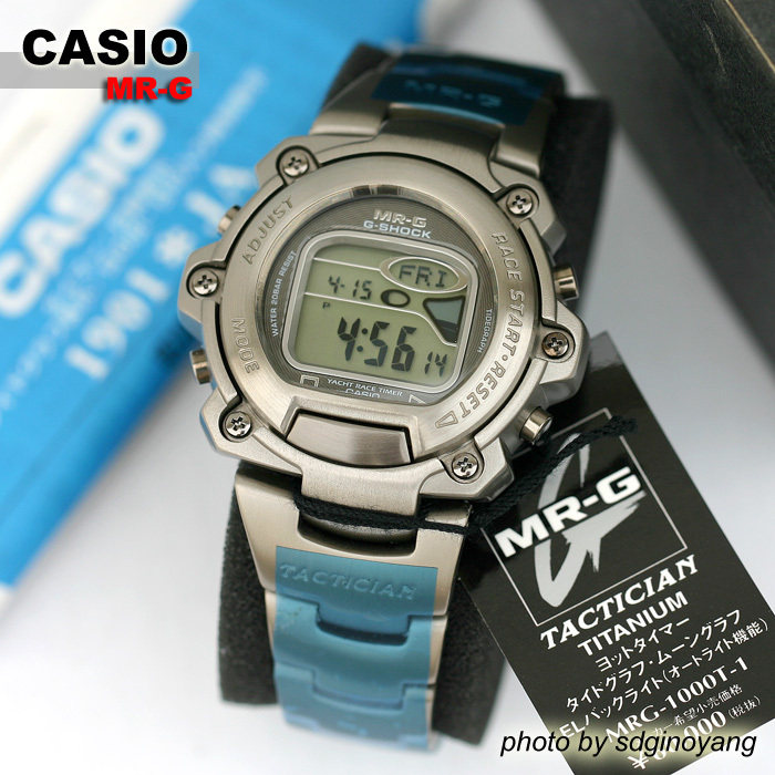 CASIO卡西欧G-SHOCK MRG-1000T-1(MR-G全钛旋盖)深海炸弹(已结束)