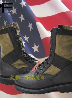 美国美式登山鞋 战靴 丛林靴户外军迷作战靴战术靴真皮靴探索者PF