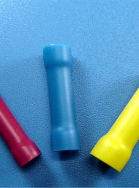 紫铜冷压端子 铜端子 全绝缘中间连接管BV-22 一只价