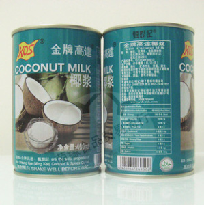 甜品原料KOS金牌高达椰浆400ml 糖水店椰汁西米 港式甜品原材料