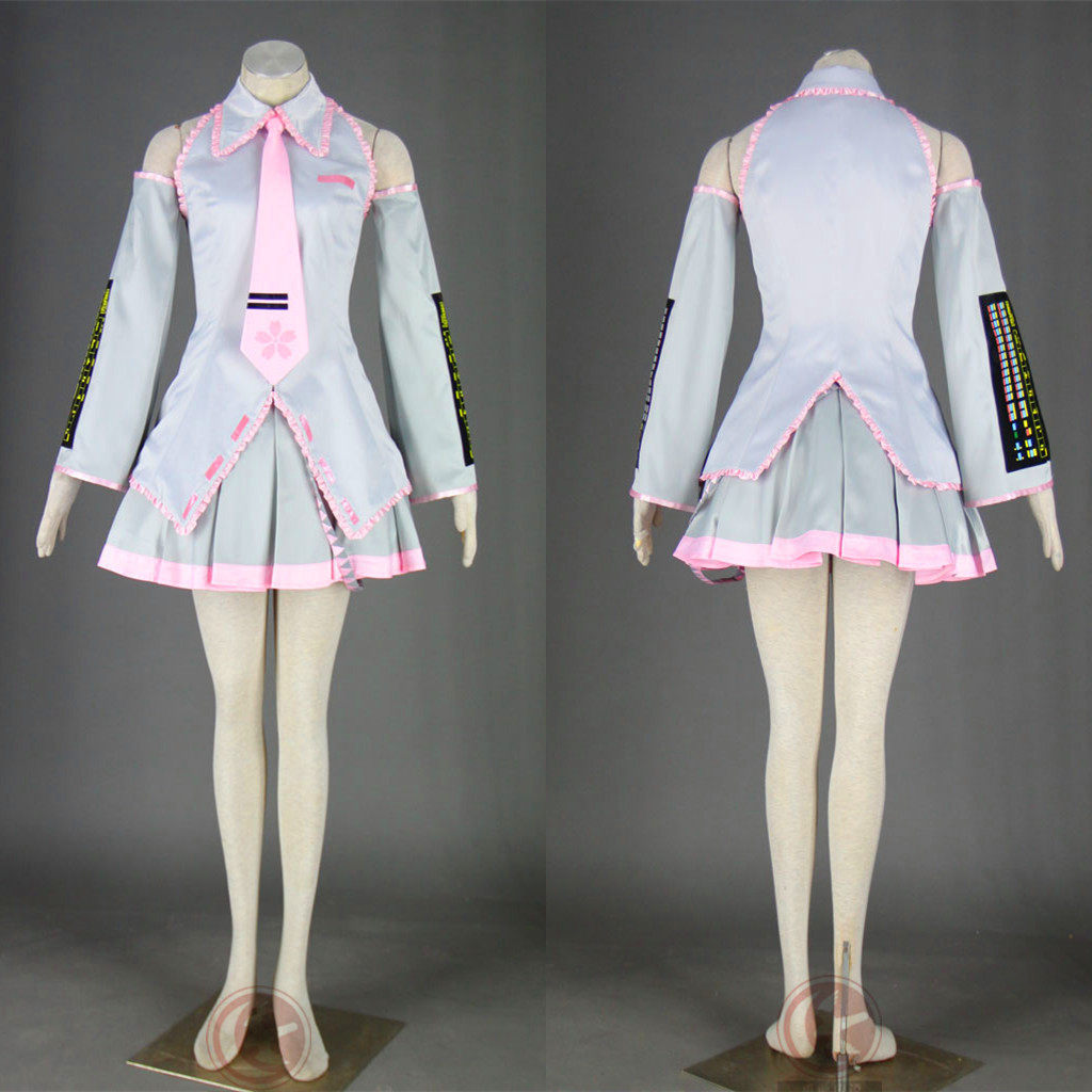 vocaloid/V家-樱初音cos服装银色-Cosplay服装/动漫cos衣服