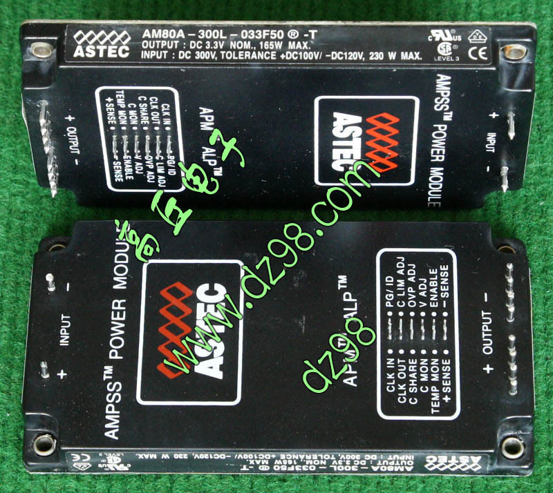 ASTEC AM80A-300L-033F50 电源 模块 300V 转 3.3V 50A 165W
