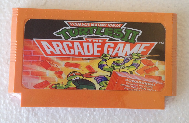 FC游戏卡红白机用黄卡nes卡带老卡带经典单卡忍者神龟二代