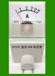 充电机30A电流表 91C16 直流30A电流表