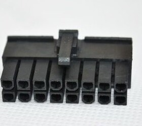 海韵X750 X650 等 模块化电源线接口 16pin 公头黑色