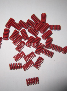 8（外径）*4（内径）*35（高度）红色TM中负荷矩形模具弹簧