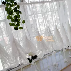 phụ kiện Curtain mục vụ dây đai retro rỗng móc bông rèm đăng ten rủ màn khóa dán kiểu đơn - Phụ kiện rèm cửa