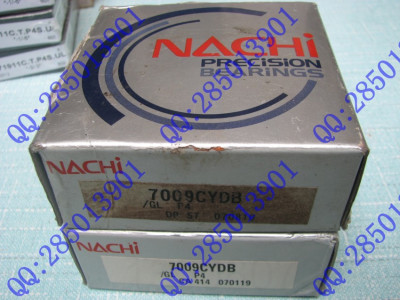 日本NACHI轴承 进口轴承 7009CDB/P4 7009CYDB/GLP4 45*75*16