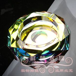 水晶五彩烟灰缸 创意 时尚烟缸 ktv娱乐场所用品话筒架