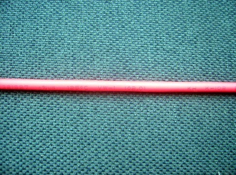 KOSOO 优质环保 UL125℃ 2MM热缩管 红色 1元/米