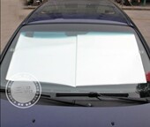 前挡 遮阳挡避光垫汽车太阳挡遮阳板防晒隔热遮光板 三品 自卷式