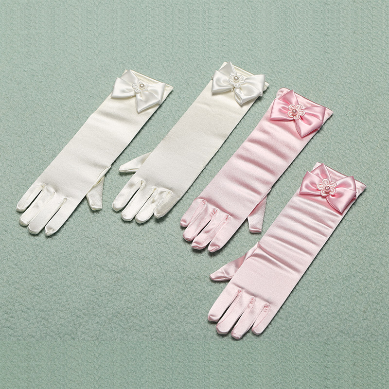 Gants pour fille en satin - Ref 2150376 Image 1
