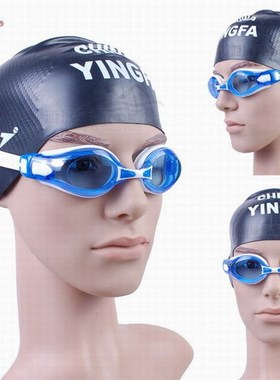 【热带风暴】专柜正品英发舒适大镜框防雾防紫外线游泳镜Y2800AF