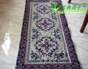 鲤鱼 沙发垫四季 手工国风高档纯棉布艺坐垫 布络新中式 耐脏 通用