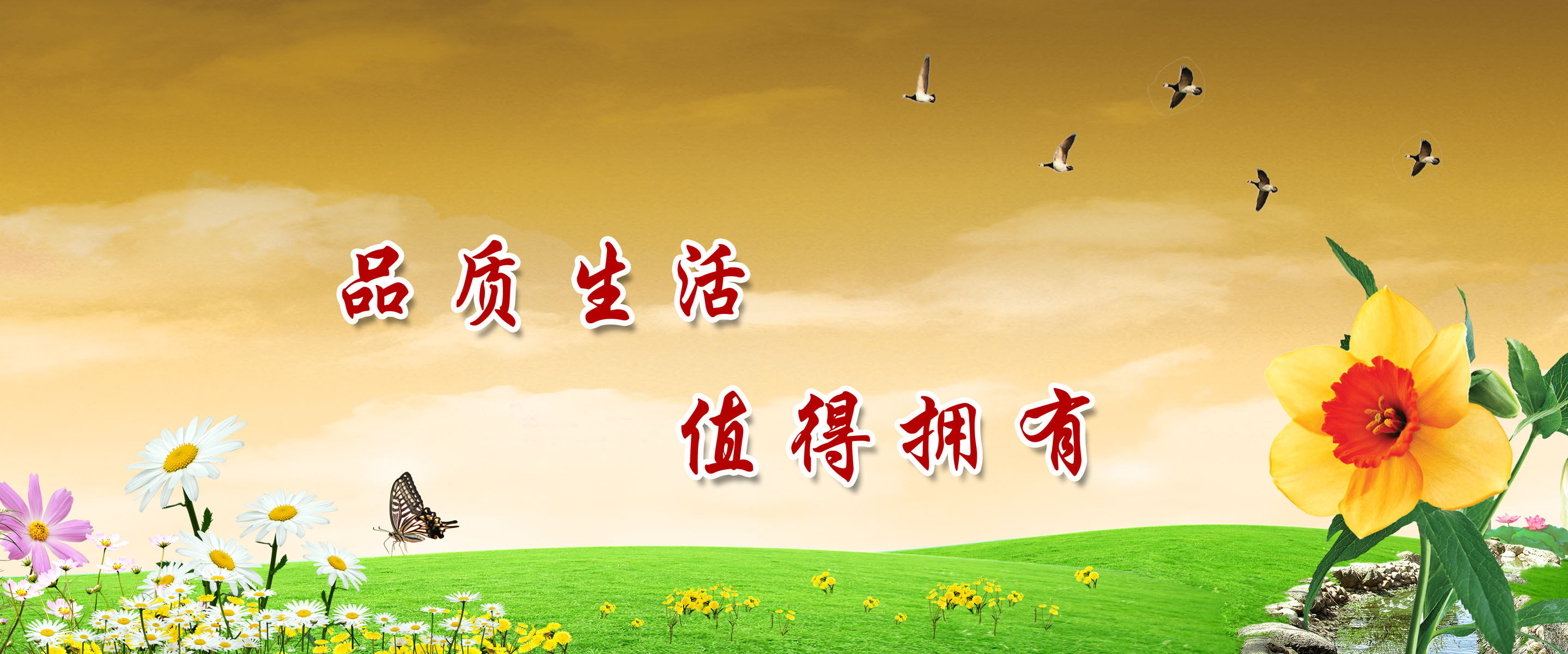 海报印制152素材品质标语展板56品质生活