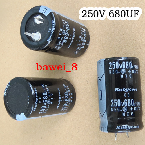 250V 680UF 主机电源滤波电容 电源盒常用电解电容 电脑电容 915