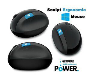 MICROSOFT|MICROSOFT SCULPT ERGONOMIC 인체공학적 마우스 무선 마우스 찐빵 마우스