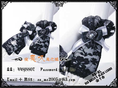 魔叹哥德贵族皇家之心蕾丝手套