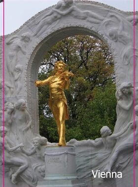 旅游礼品 奥地利音乐之都维也纳旅游纪念礼品礼物 磁性冰箱贴磁铁