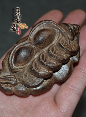 种植手工艺品印尼树叶沉香木雕