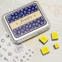 Korean stationery handmade DIY iron box seal jewelry